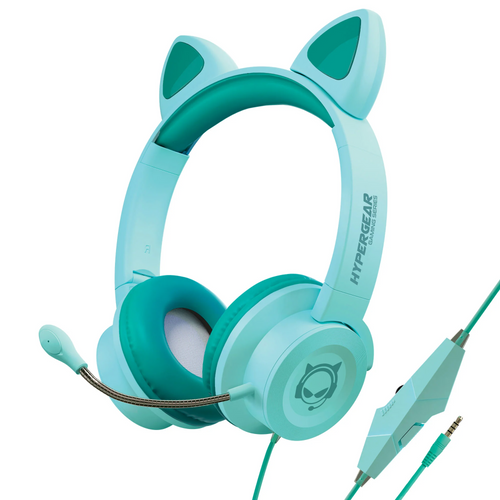 HyperGear Kombat Kitty Gaming Headset Teal Universal TEAL