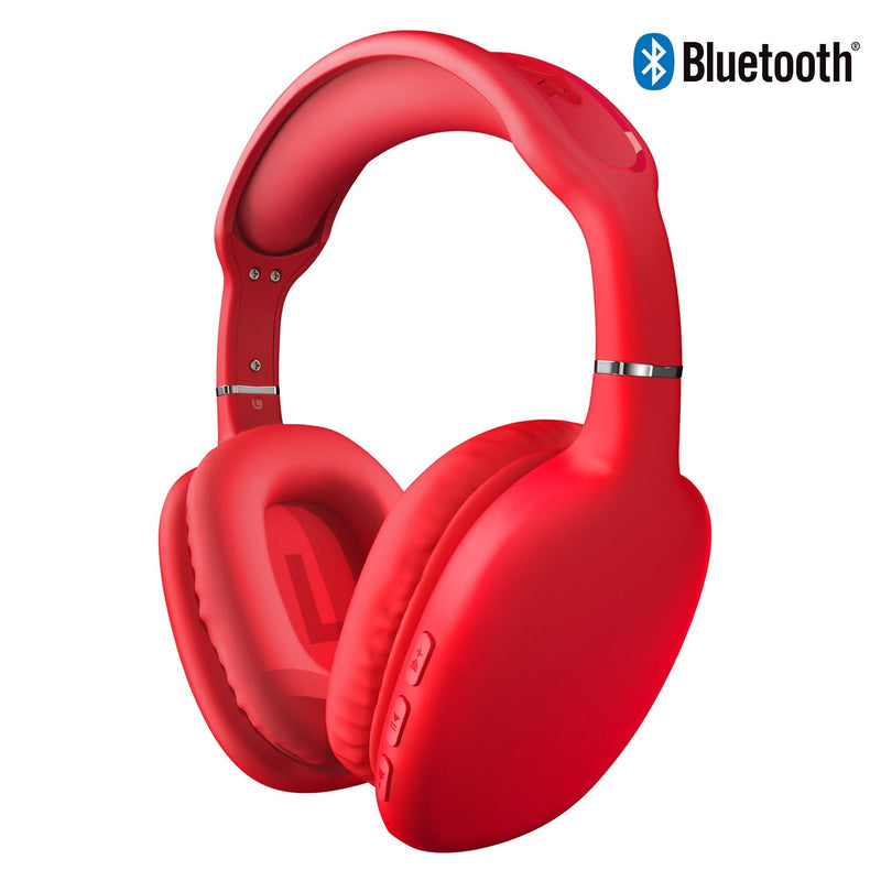 Load image into Gallery viewer, HyperGear VIBE Wireless Headphones Red
