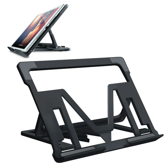 HyperGear UpRite Adjustable Laptop & Tablet Riser Stand Black