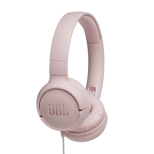 JBL Tune 500 On-Ear Headphones - 16 hours playtime - Handsfree Calls - Pink