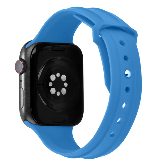 For Apple Watch Size 38/40/41mm New Fashion Silicone Watch Band - Blue Apple Watch Size 38/40/41mm Blue