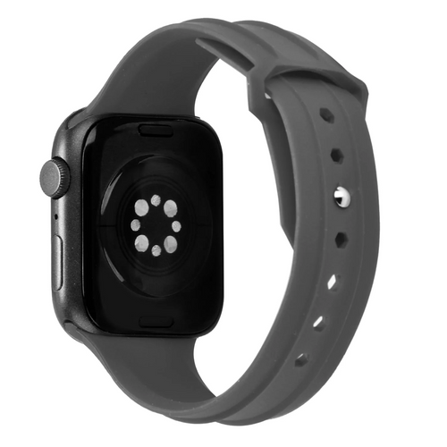 For Apple Watch Size 38/40/41mm New Fashion Silicone Watch Band - Gray Apple Watch Size 38/40/41mm Gray