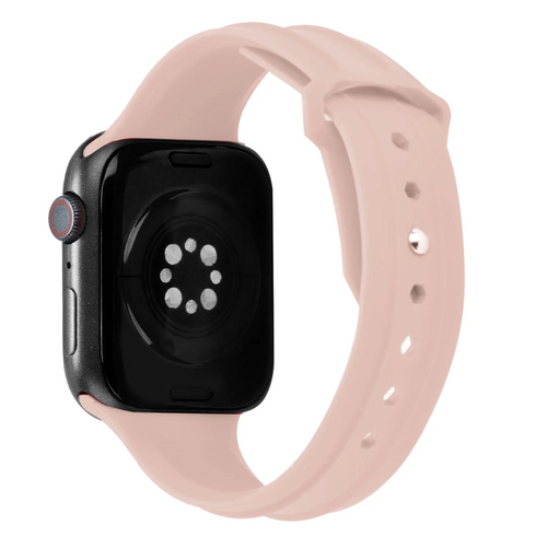 For Apple Watch Size 38/40/41mm New Fashion Silicone Watch Band - Light Pink Apple Watch Size 38/40/41mm Light Pink