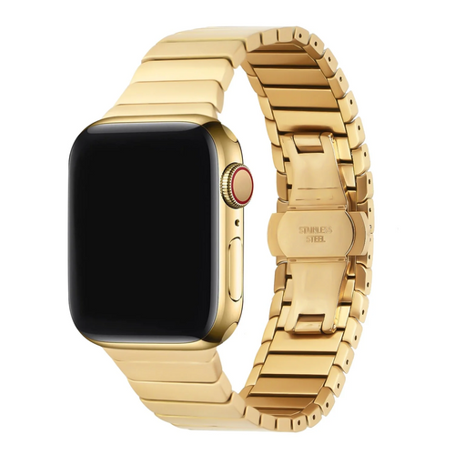 For Apple Watch Size 38/40/41mm Stainless Steal Watch Band - Gold Apple Watch Size 38/40/41mm Gold