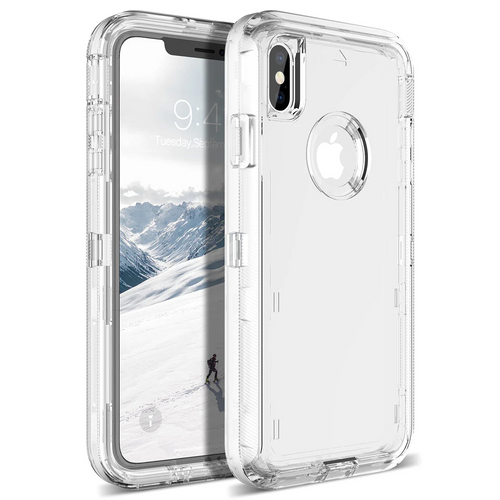 Clear DFNDR Case with Holster for Galaxy S22 Plus - Clear Galaxy S22 Plus Clear