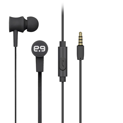 PureGear PureBoom Aux Corded EarBuds - Black