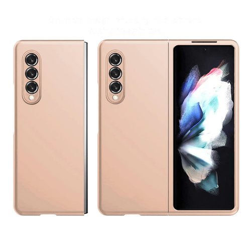 For Samsung Galaxy Z Fold3 5G Flip Snap On Premium Matte Finish Case Cover - Rose Gold Samsung Galaxy Z Fold3 5G Rose Gold